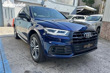 Blue 2019 Audi Q5 Wagon 40 Tdi Quattro Sport