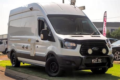 White 2014 Ford Transit Van 350L Lwb Mid Roof