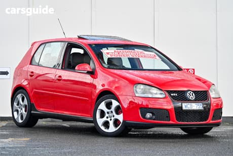 Red 2007 Volkswagen Golf Hatchback Gti