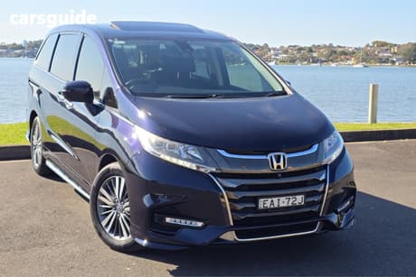 Blue 2019 Honda Odyssey Wagon Vti-L