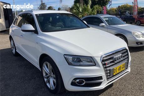 White 2014 Audi SQ5 Wagon 3.0 Tdi Quattro