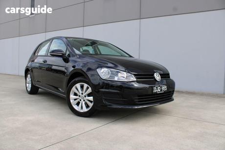 Black 2015 Volkswagen Golf Hatchback 90 Tsi Comfortline