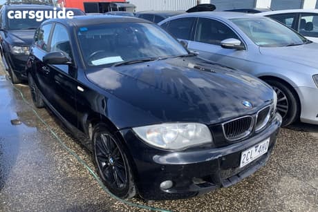 Black 2006 BMW 1 Hatch 120I R