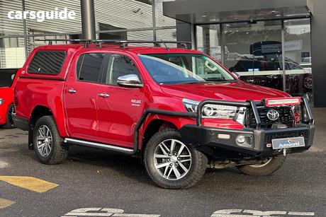 Red 2018 Toyota Hilux Dual Cab Utility Sr5 (4X4)