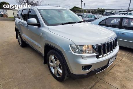 Silver 2012 Jeep Grand Cherokee Wagon Limited (4X4)