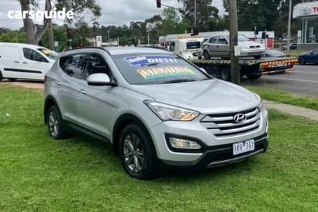 Silver 2015 Hyundai Santa FE Wagon Active Crdi (4X4)