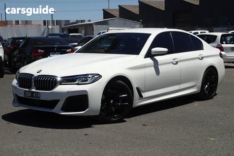 White 2021 BMW 530D Sedan M Sport Lci