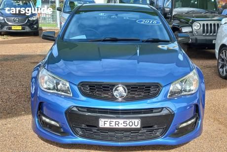 Blue 2016 Holden Commodore Sedan Sv6 Black Pack