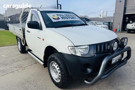 White 2007 Mitsubishi Triton Cab Chassis Gl