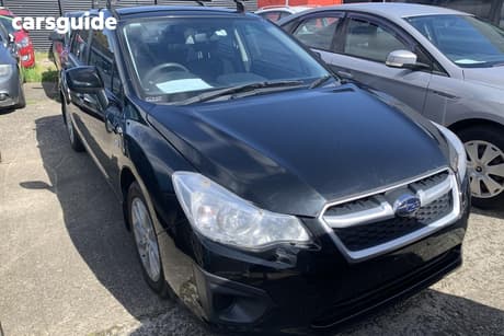 Black 2012 Subaru Impreza Hatchback 2.0I (Awd)