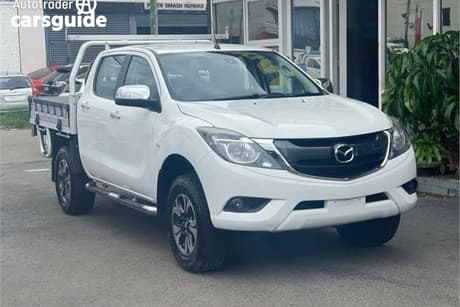 White 2017 Mazda BT-50 Dual Cab Utility Xtr (4X4)