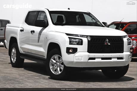 White 2024 Mitsubishi Triton Double Cab Pick Up Glx+ (4X4)
