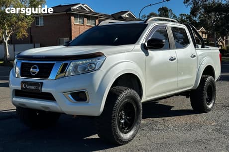 White 2016 Nissan Navara Dual Cab Utility St-X (4X4)