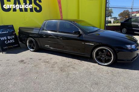 Black 2005 Holden Crewman Ute Tray SS VZ