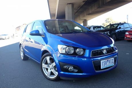 Blue 2014 Holden Barina Hatchback Cdx