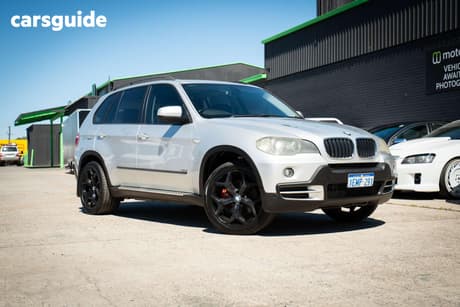 Silver 2008 BMW X5 Wagon Xdrive 30D