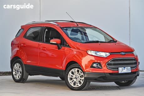 Orange 2017 Ford Ecosport Wagon Titanium 1.5