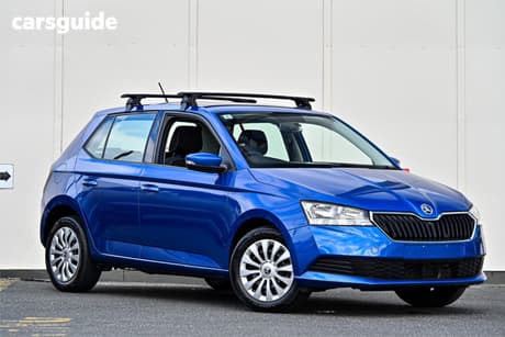 Blue 2020 Skoda Fabia Hatchback 81 Tsi