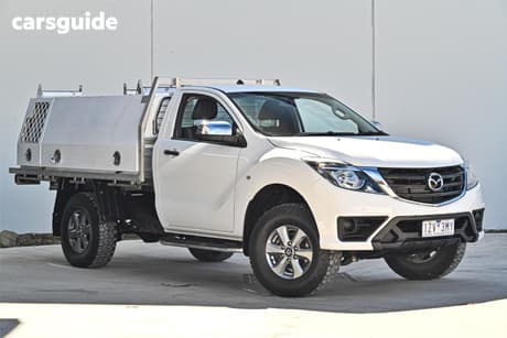 White 2018 Mazda BT-50 Cab Chassis Xt (4X2)