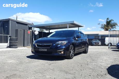 Blue 2018 Subaru Impreza Hatchback 2.0I Premium (Awd)