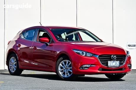Red 2016 Mazda 3 Hatchback Maxx