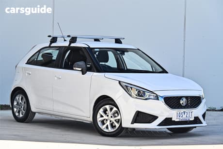 White 2019 MG MG3 Hatchback Core
