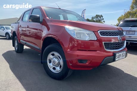 Red 2015 Holden Colorado Crew Cab Pickup Ls (4X4)