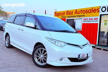 White 2007 Toyota Estima Wagon AERAS G