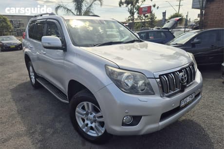Silver 2009 Toyota Landcruiser Prado Wagon Kakadu (4X4)