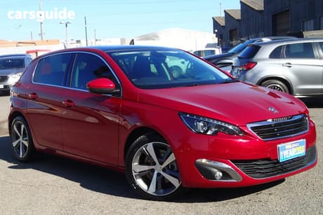 Red 2017 Peugeot 308 Hatchback Allure