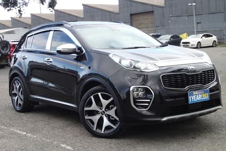 Black 2017 Kia Sportage Wagon Gt-Line (Awd)
