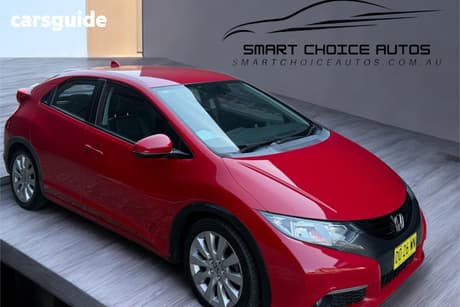 Red 2012 Honda Civic Hatchback Vti-L