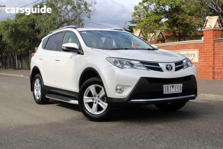 White 2014 Toyota RAV4 Wagon Gxl (2Wd)