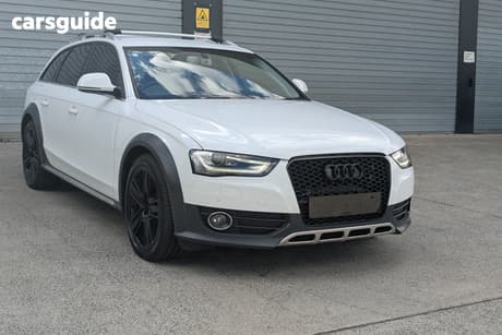 White 2014 Audi A4 Wagon Allroad Quattro Le