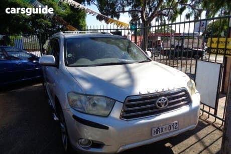 Silver 2007 Toyota Kluger Wagon Kx-S (Fwd)