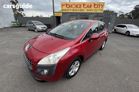 Red 2011 Peugeot 3008 Wagon Xse 1.6 Hdi