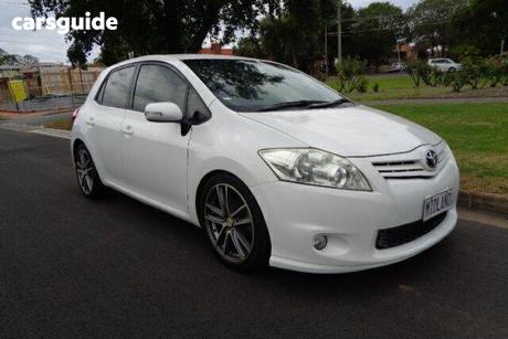 White 2012 Toyota Corolla Hatchback Ascent Sport