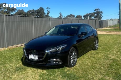 Black 2016 Mazda 3 Sedan Sp25 Astina