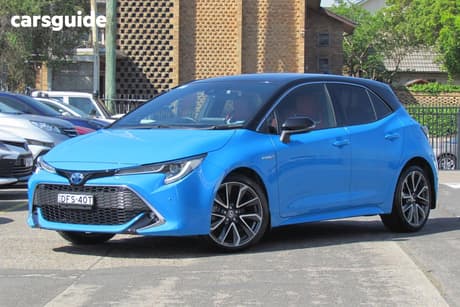 Blue 2022 Toyota Corolla Hatchback Zr Hybrid
