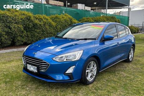 Blue 2018 Ford Focus Hatchback Trend