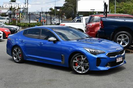Blue 2019 Kia Stinger Sedan Gt (Black Leather)