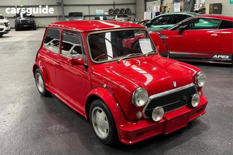 Red 1991 Rover Mini SUV TURBO