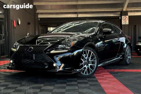 Black 2015 Lexus RC Coupe RC300H SPORTS 2DR COUPE CVT 1SP RWD 2.5I/164KW HYBRID