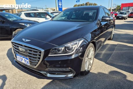 Black 2020 Genesis G80 Sedan 3.8