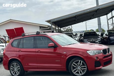 Red 2016 BMW X3 Wagon Xdrive 20I