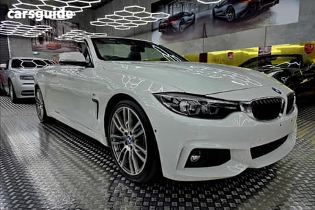 White 2017 BMW 430I Convertible M Sport