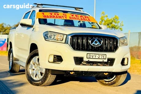 White 2017 LDV T60 Double Cab Utility Pro (4X4)