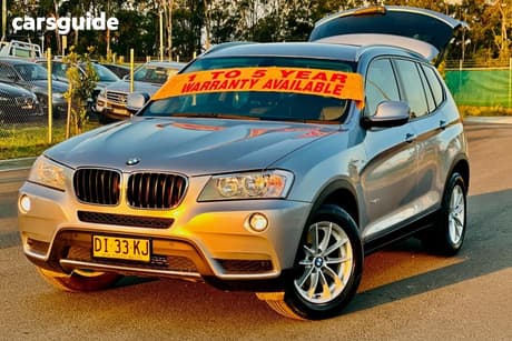 Blue 2011 BMW X3 Wagon Xdrive 20D