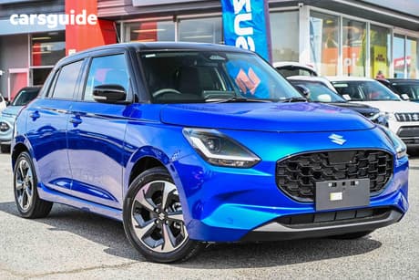 White 2025 Suzuki Swift Hatchback Hybrid Glx