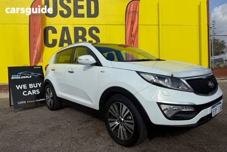 White 2015 Kia Sportage Wagon Platinum (Awd)